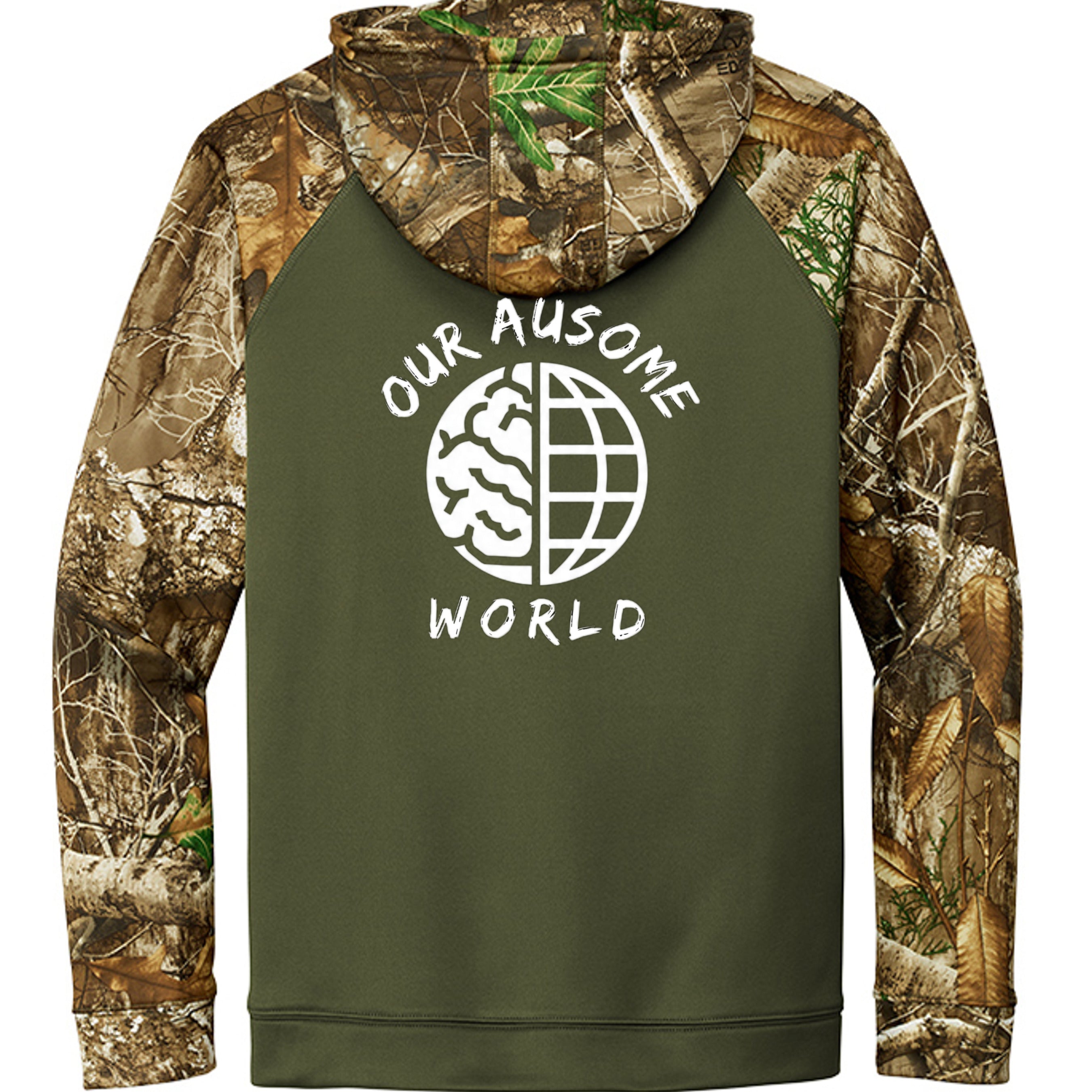 Olive Drab Green/ Realtree Edge - RU451 - BACK