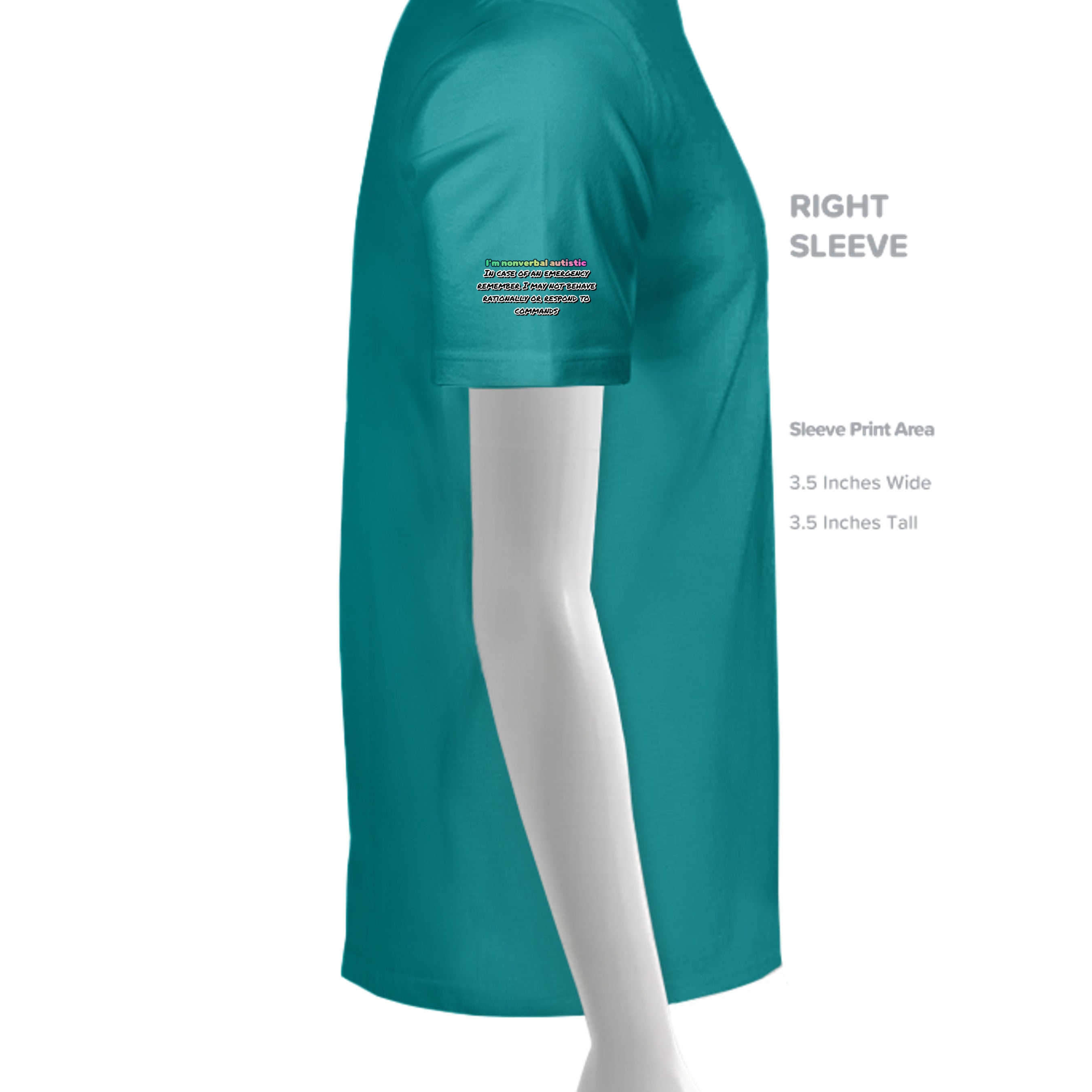 Clear Teal - TT11Y - SLEEVE_RIGHT