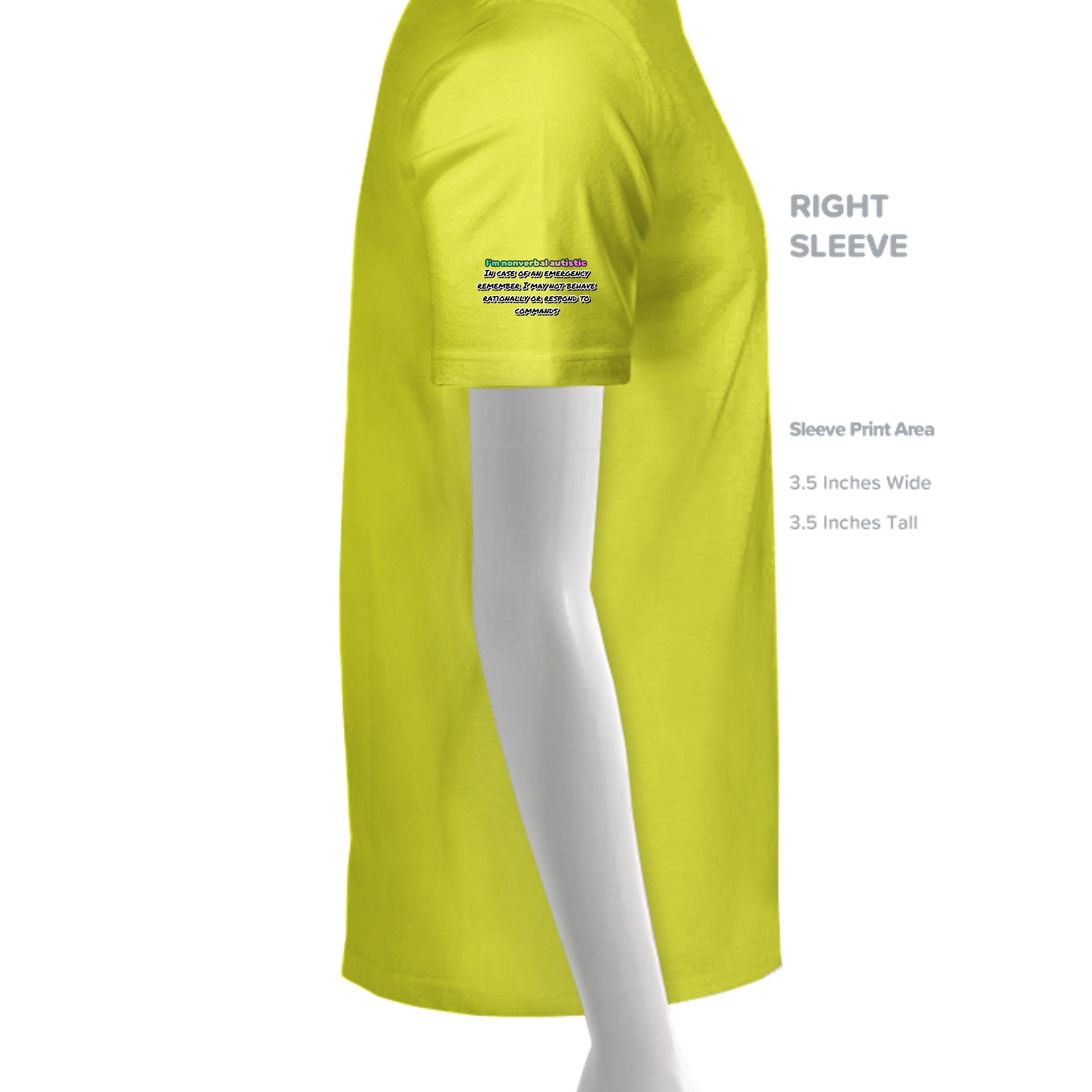 SAFETY YELLOW - TT11Y - SLEEVE_RIGHT