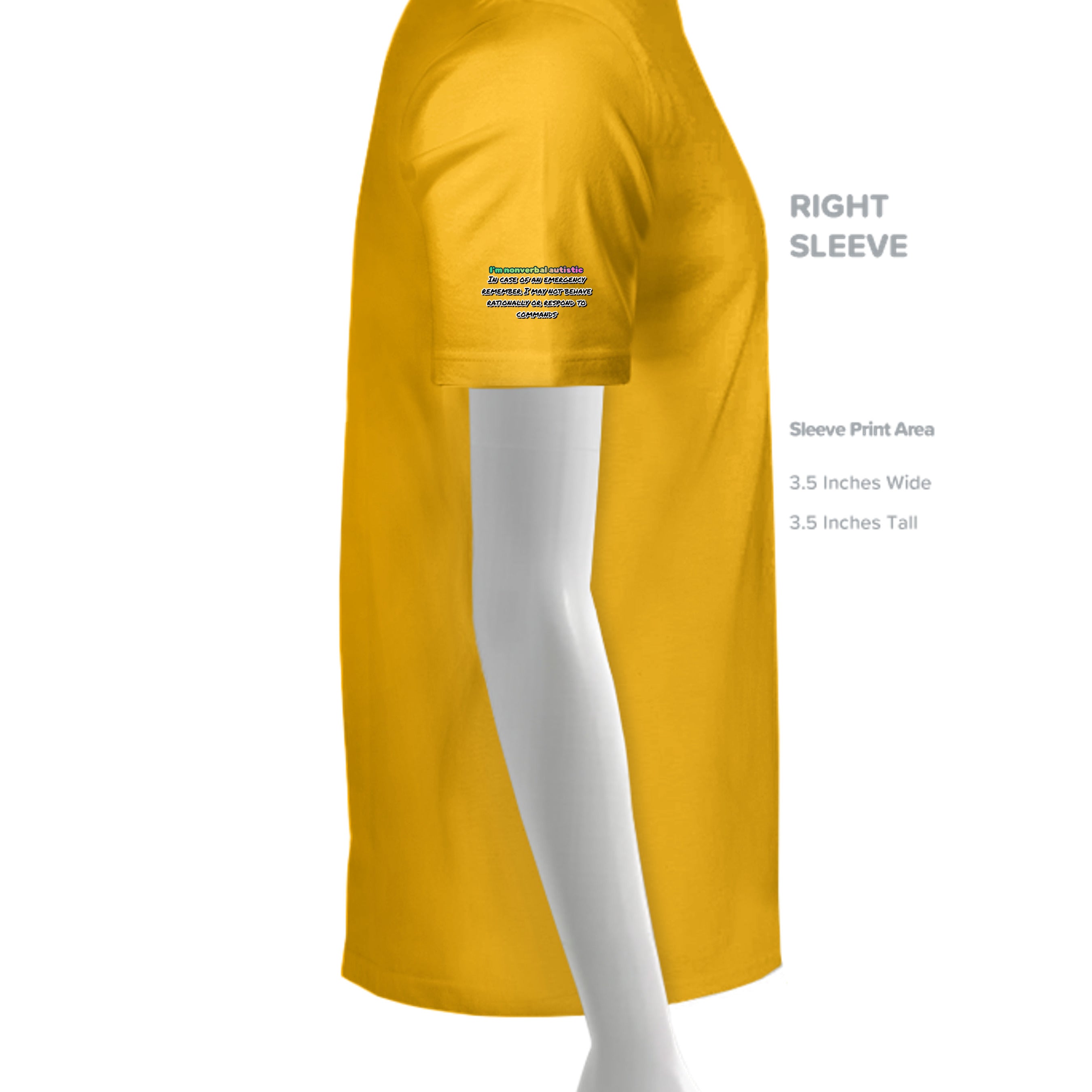 Sport Athletic Gold - TT11Y - SLEEVE_RIGHT