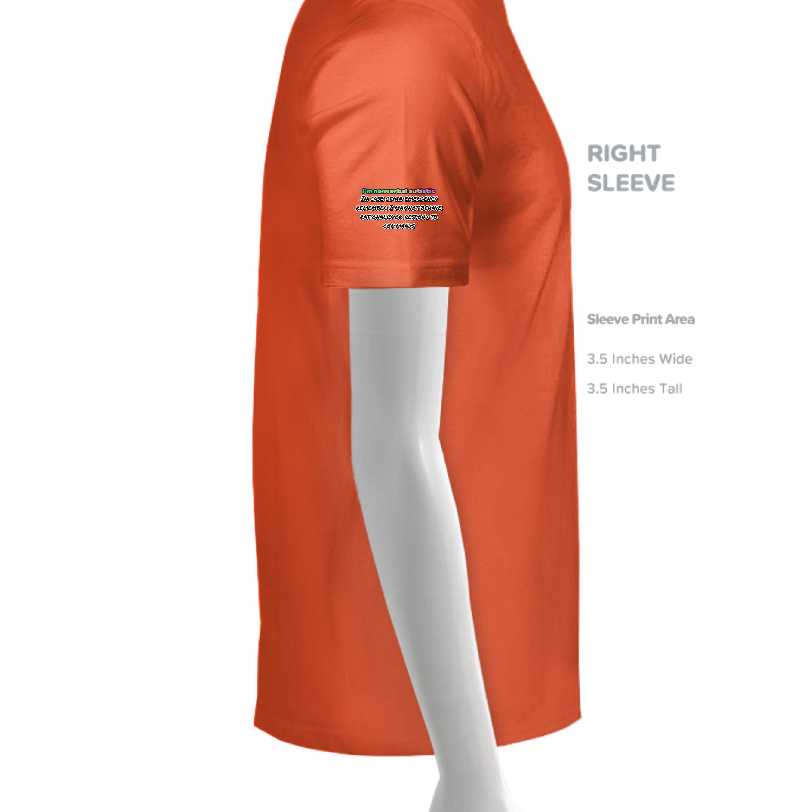 SPORT ORANGE - TT11Y - SLEEVE_RIGHT